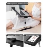 NEW $50 Laptop Bed Tray Desk Black