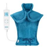 $49 Electric Heating Pad for Back Blue