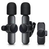 NEW $42 2PK Wireless Lapel  Microphones