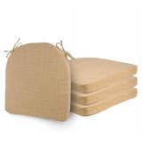 $56 ELFJOY Set of 4 Chair Cushions for Dining