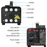 NEW $65 Fog Machine w/ LED Lights