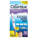 NEW $55 10PK Advanced Digital Ovulation Test Kit