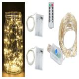 NEW $30 3PK-2 Battery Fairy Lights & String Lights