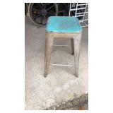 #6297 Antique but very solid shop stool