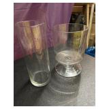 #1554 glass vases