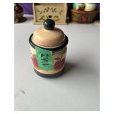 #2446 Ceramic Apple Jar