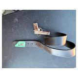 #2284 leather belt with buckle