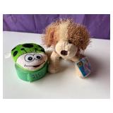 #2351 Webkinz dog and squashy bug