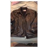 #62920 XXXL Menï¿½s Black Leather Winter Jacket