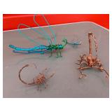 #1412 wire art insects