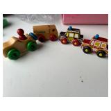 #1362 vintage wooden cars