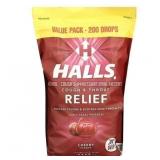 Halls Oral Anesthetic Cough Drops - Cherry 200ct