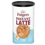 2x Folgers French Vanilla Instant Latte - 16oz