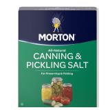 4x Mortons Canning & Pickling Salt, 4lbs