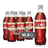 6pk Diet Coke Caffeine Free Soda, 16.9fl.oz