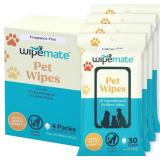 Bulk 4-Pack Travel Dog & Cat Pet Wipes 120ct