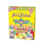 4x AriZona Fruit Snacks, Sour Lemonade 0.9 oz 10ct