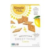 6x Simple Mills, Sweet Thins, Lemon, 4.25 Oz