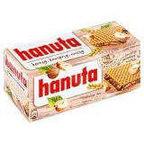 Hanuta Ferrero Wafers Filled, Hazelnut Cream 10ct