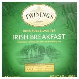 Twinings Irish Breakfast Black Bagged Tea, 50ct