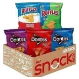 Frito-Lay Ruffles & Doritos Bold Variety 1oz 40ct