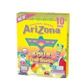 4x AriZona Fruit Snacks, Sour Lemonade 0.9 oz 10ct