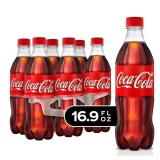 6pk Coca-Cola Soda, 16.9 Fl Oz, Original Taste