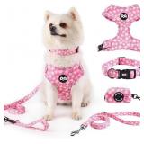 NEW QQPETS XS Dog Harness Set, 4pcs