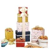 Broadway Basketeers 4 Box Snack Tower