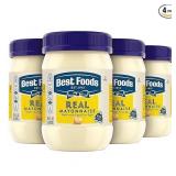 4pk Best Foods Real Mayonnaise, 15fl.oz