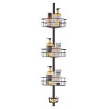 NEW $45 (125") Shower Corner Caddy Tension Pole