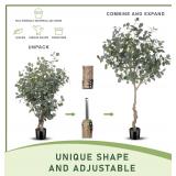 USED $160 (6ft) LYERSE Eucalyptus Tree Artificial