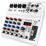 NEW $86 6 Channel Audio Mixer w/99 Sound Effects