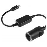 NEW USB C Cigarette Lighter Adapter Power Cable