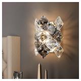 $130 (26L x 20W x 20H cm) Crystal Wall Sconces