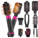 SEALED $85 5-in-1 Ionic Hair Dryer Brush Set