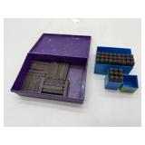 METAL LETTER & NUMBER STAMP SET WITH CASES