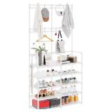 NEW $36 5-Tier Coat and Shoe Rack