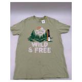 Wild & Free outdoor hiking  T-Shirt size M