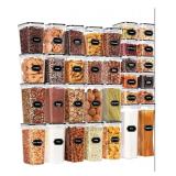 NEW $60 32 PCS Airtight Food Storage Containers
