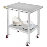 $122 Stainless Steel work Table 24ï¿½x30ï¿½