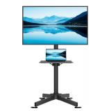 NEW $80 Tilt Rolling TV Stand