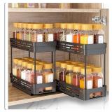 $50 2 Pack Pull Out Spice Rack Organizer