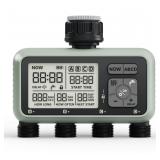 $137 4 Zone Sprinkler Timer for Garden Hose