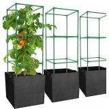 NEW $58 (47x16x16") Garden Tomato Cages 3packs
