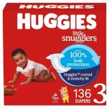 NEW $55 Huggies Little Snugglers pack 168
