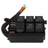NEW $43 6 Way Fuse & Relay Box*