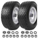 $110 13x5-6 Flat Free Tire & Wheel Assemblies-2pck
