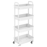 $53 4-Tier Kitchen Rolling Utility Cart