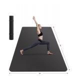 NEW $67 (72"x48") Yoga Mat Black
